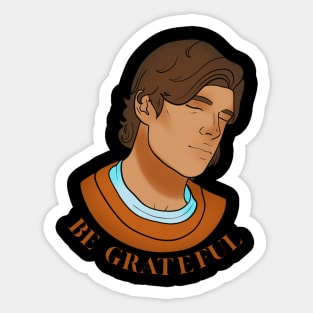 Be Grateful Sticker